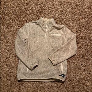 Eddie Bauer Men's Tan Zip-Up Sweater